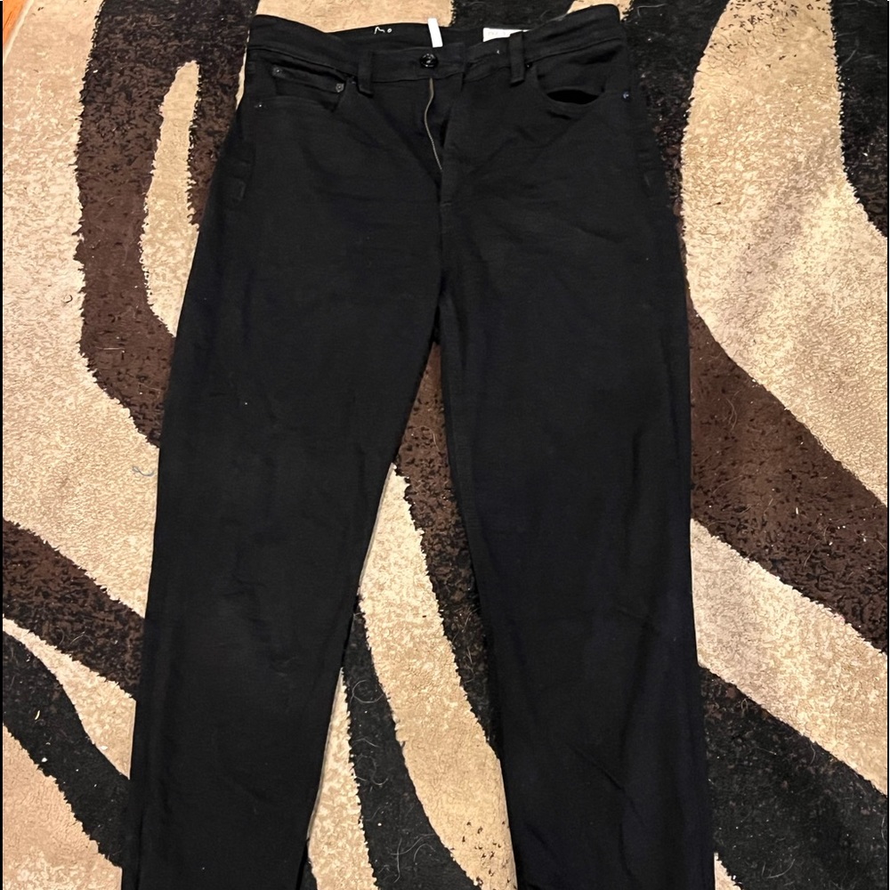 rag and bone stretchy black jeans